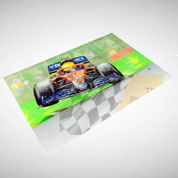 Lando Norris McLaren 2021 Imola Caricature   - Image 2