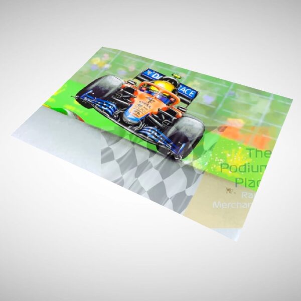 Lando Norris McLaren 2021 Imola Caricature   - Image 3