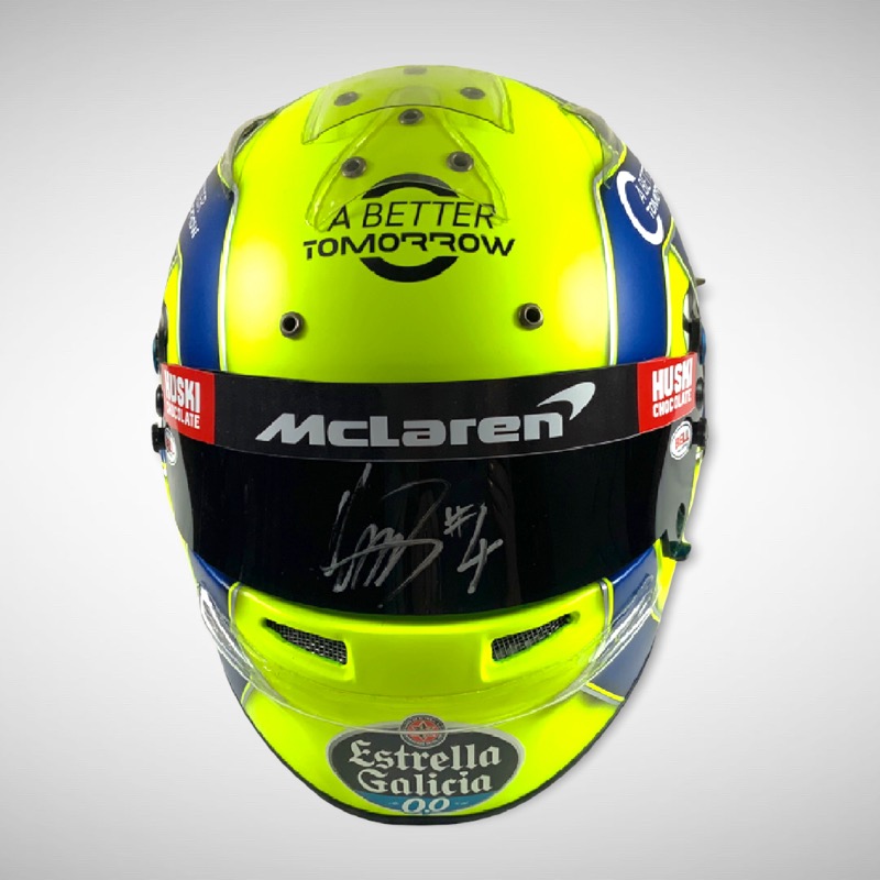 Lando Norris 2020 Replica 1:1 Helmet with Signed Visor