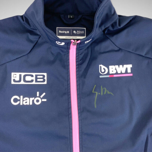 Racing Point Softshell Jacket 2020 Signed by Lance Stroll - Image 4