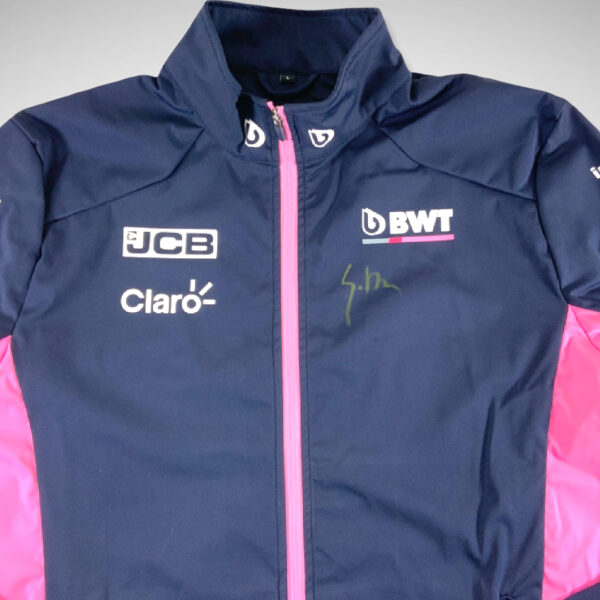 Racing Point Softshell Jacket 2020 Signed by Lance Stroll - Image 6