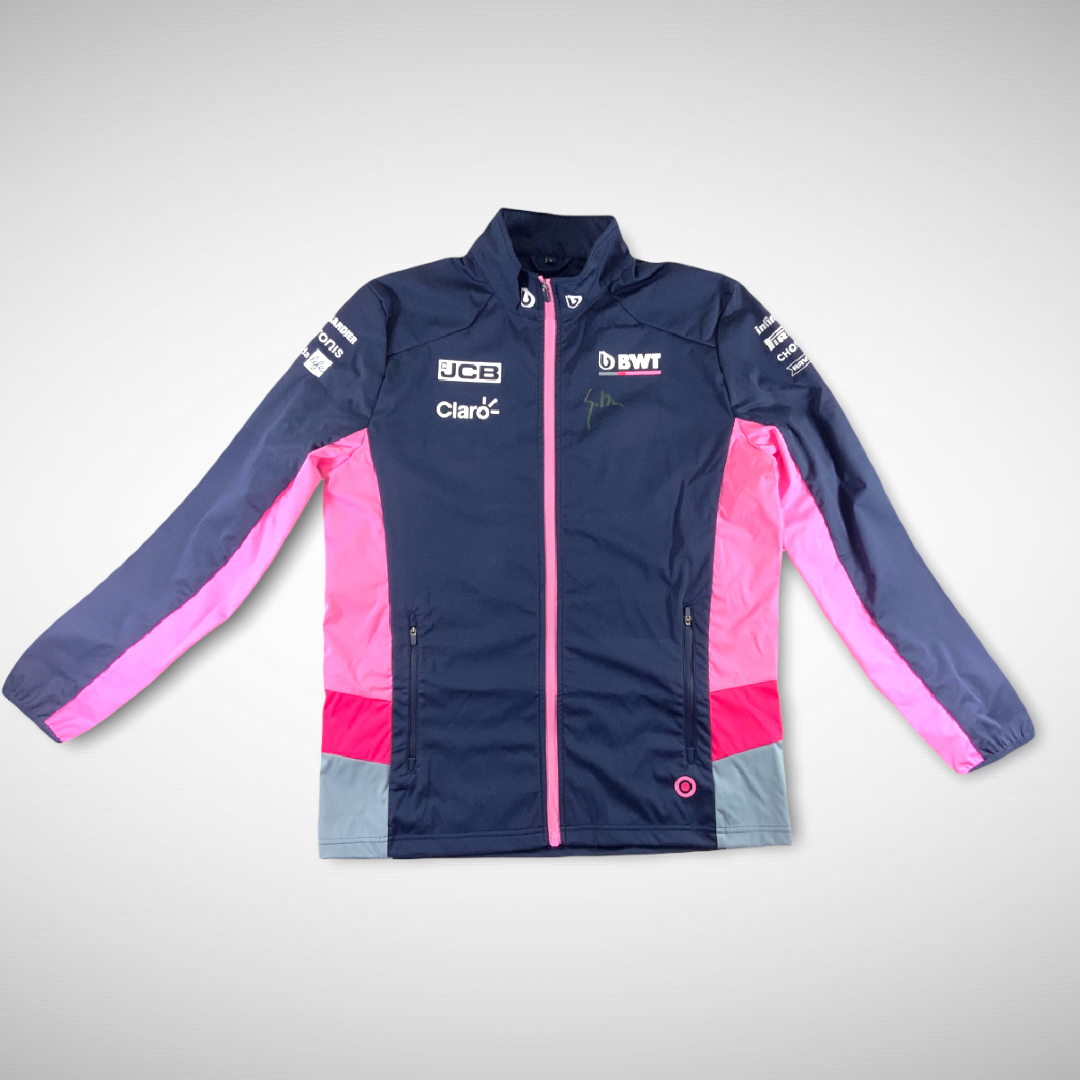 Racing Point Softshell Jacket 2020 Signed by Lance Stroll