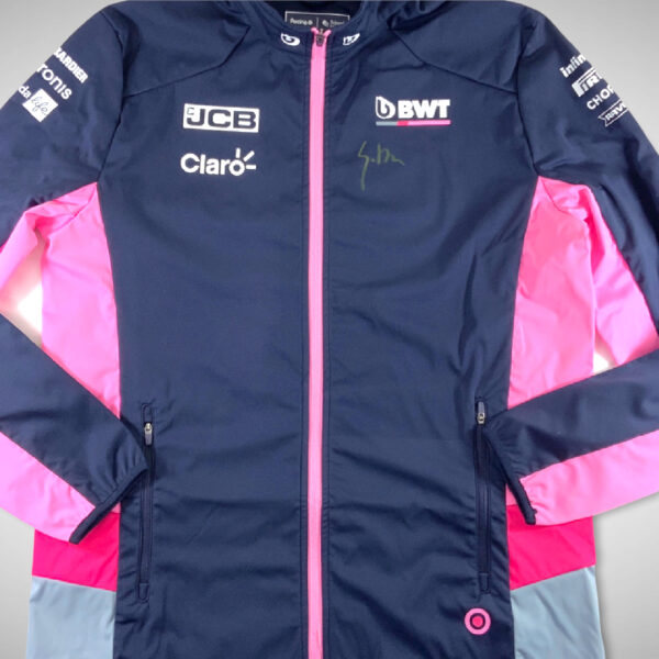 Racing Point Softshell Jacket 2020 Signed by Lance Stroll - Image 8