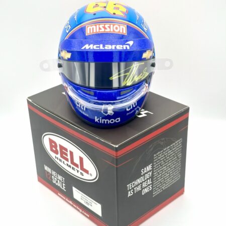 Fernando Alonso Signed 2019 Indi 500 Replica 1:2 Mini Helmet with Upgrades