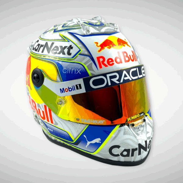 Max Verstappen Austria GP 2022 Ltd Edition 1:2 Mini Helmet - Image 4