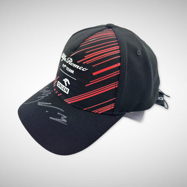Valtteri Bottas & Zhou Guanyu Signed Alfa Romeo Cap - Image 10