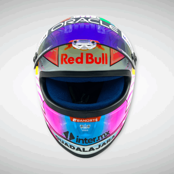 Sergio Pérez 2022 Miami 1:2 Mini Helmet - Image 10