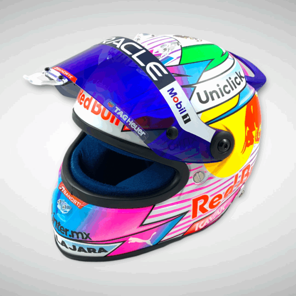 Sergio Pérez 2022 Miami 1:2 Mini Helmet - Image 11