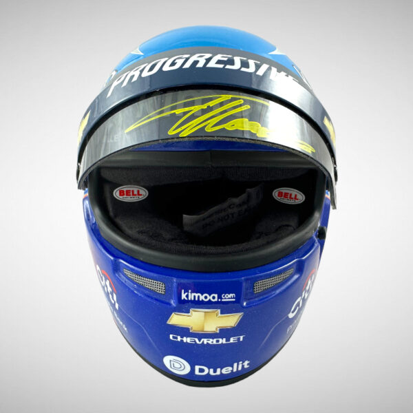 Fernando Alonso Signed Indy 2020 1:2 Mini Helmet - Image 11