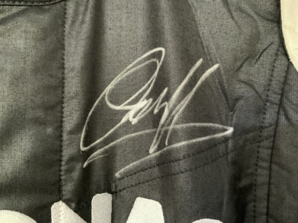 Mercedes F1 Worn Pit Crew Suit Signed by Lewis Hamilton & George Russell - Image 6