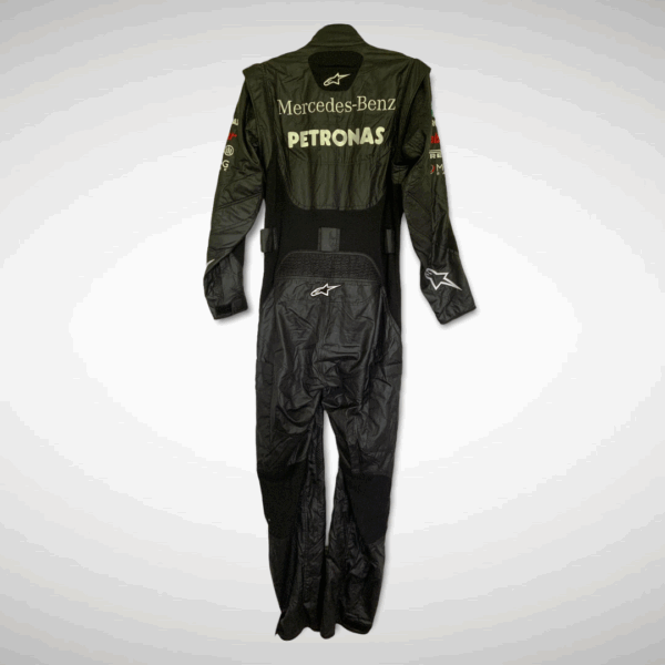 Mercedes F1 Worn Pit Crew Suit Signed by Lewis Hamilton & George Russell - Image 8