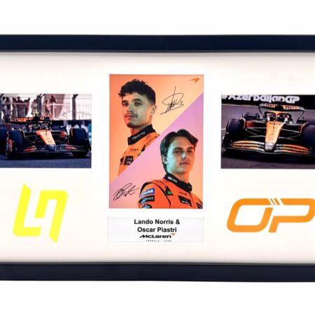 Lando Norris & Oscar Piastri McLaren Driver Card
