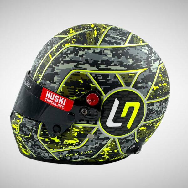 Lando Norris 2021 Test 1:2 Mini Helmet - Image 9