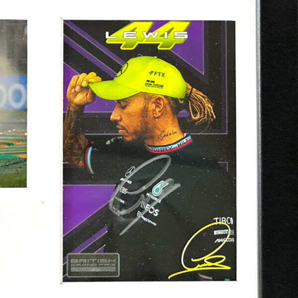 Lewis Hamilton & George Russell Signed Silverstone Ltd Edit Driver Cards - Image 6