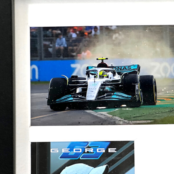 Lewis Hamilton & George Russell Signed Silverstone Ltd Edit Driver Cards - Image 7