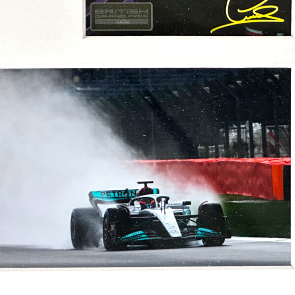 Lewis Hamilton & George Russell Signed Silverstone Ltd Edit Driver Cards - Image 8