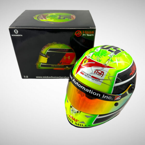 Signed Mick Schumacher 2020 Abu Dhabi Test Drive 1:2 Helmet