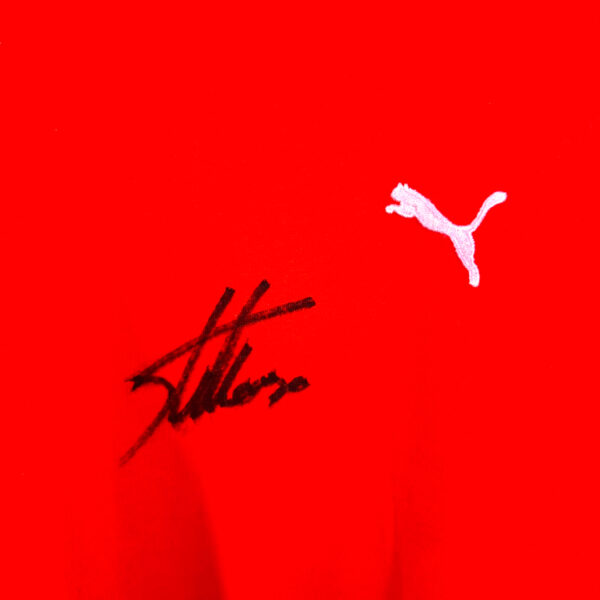 Ferrari Shirt Signed by Fernando Alonso - Image 2