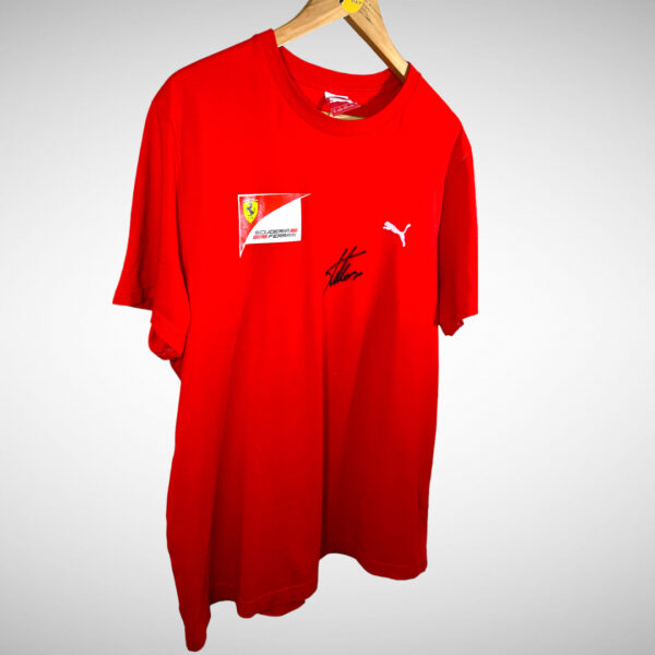 Ferrari Shirt Signed by Fernando Alonso - Image 6