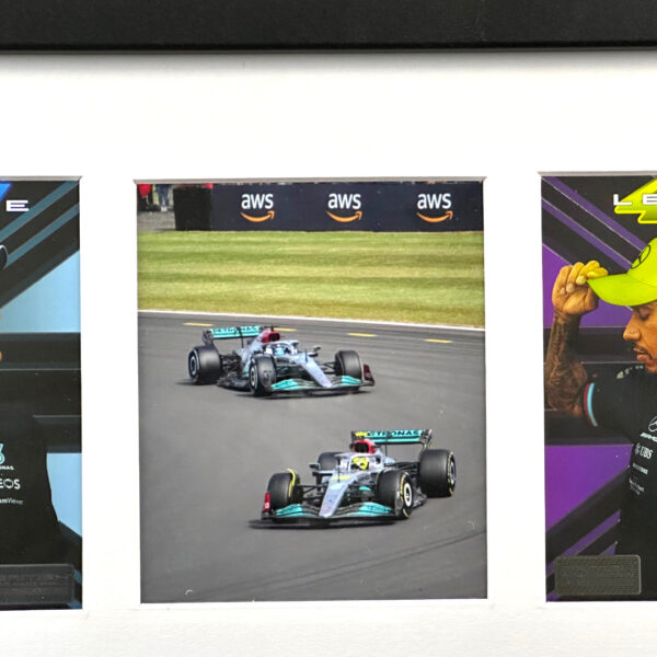 Lewis Hamilton & George Russell Mercedes-AMG Silverstone Ltd Edit Driver Cards - Image 5