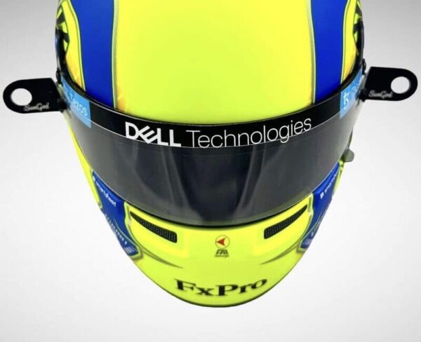 Lando Norris Sungod 1:2 Mini Helmet Visor Tear Offs - Image 8
