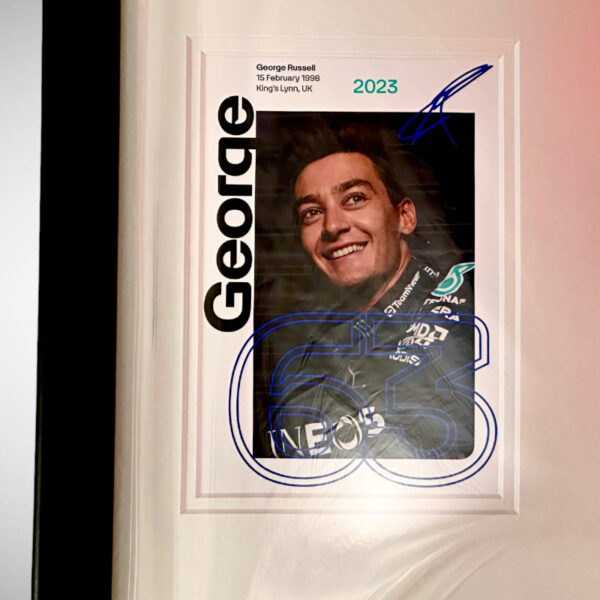 Lewis, George Toto & Susie Wolff Signed Mercedes Monza 2022 Cap - Image 3
