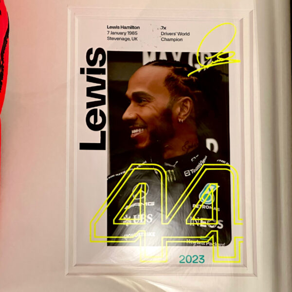 Lewis, George Toto & Susie Wolff Signed Mercedes Monza 2022 Cap - Image 4