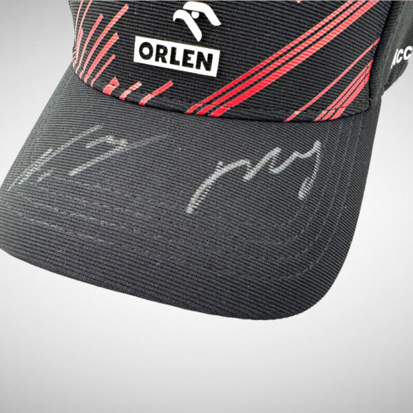 Valtteri Bottas & Zhou Guanyu Signed Alfa Romeo Cap - Image 5