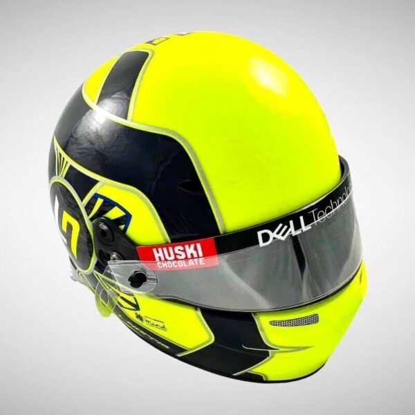 Lando Norris pre 2022 1:2 Mini Helmet Visor Tear Offs & Tensions Posts - Image 8