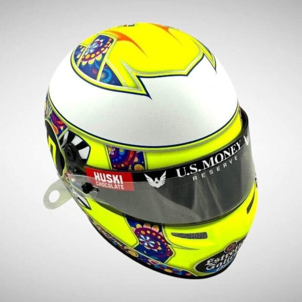 Lando Norris pre 2022 1:2 Mini Helmet Visor Tear Offs & Tensions Posts - Image 12