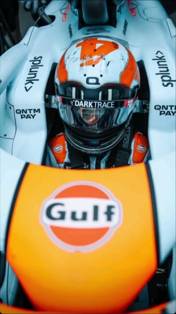 Lando Norris pre 2022 1:2 Mini Helmet Visor Tear Offs & Tensions Posts - Image 18