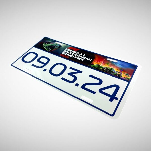 Saudi Arabian 2024 Aluminium Licence Number Plate - Image 3