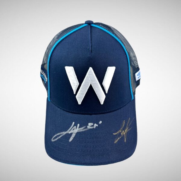 Logan Sargeant & James Vowels Signed Williams Cap