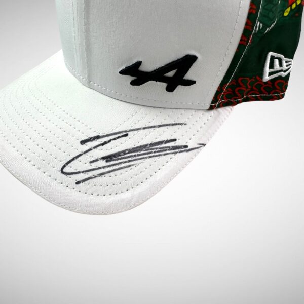 Esteban Ocon Signed Alpine Cap - Image 3