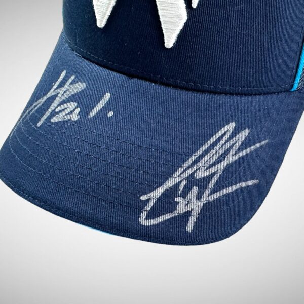 Logan Sargeant & James Vowels Signed Williams Cap - Image 3