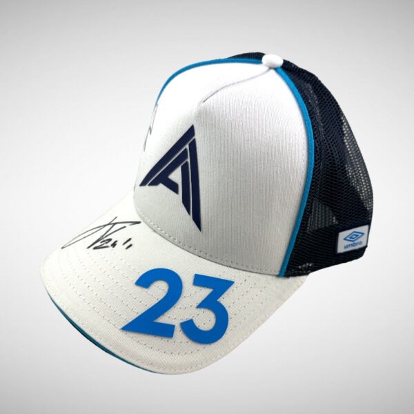 Alex Albon Williams Cap Signed by Alex Albon & James Vowels - Image 4