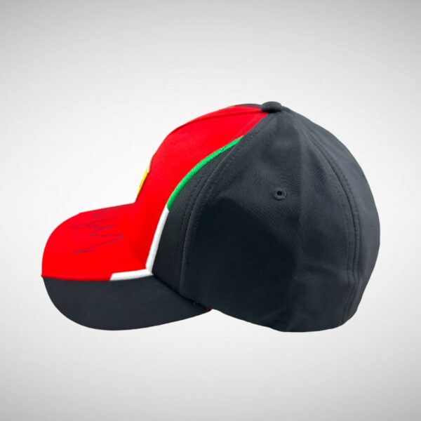 Carlos Sainz & Carlos Sainz Senior Signed Ferrari Cap - Image 5