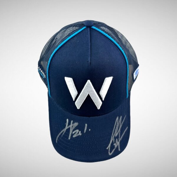 Logan Sargeant & James Vowels Signed Williams Cap - Image 6