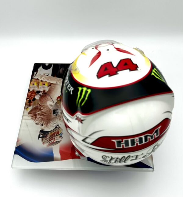 Lewis Hamilton 2015 Mercedes 1:2 Mini Helmet Fully Upgraded - Image 5