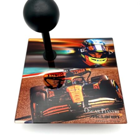 Oscar Piastri 2024 Half 1:2 Helmet Glass Display Stand