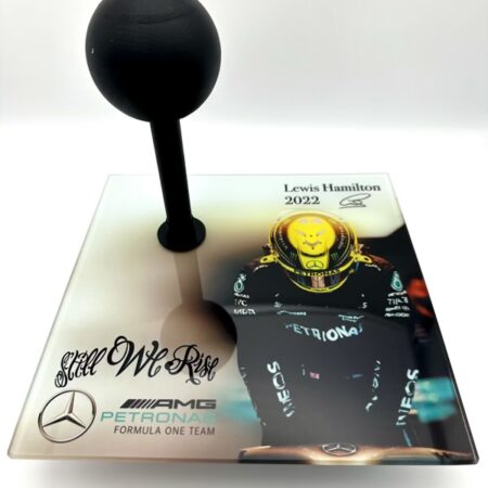 Lewis Hamilton 2022 Season 1:2 Helmet Glass Display Stand