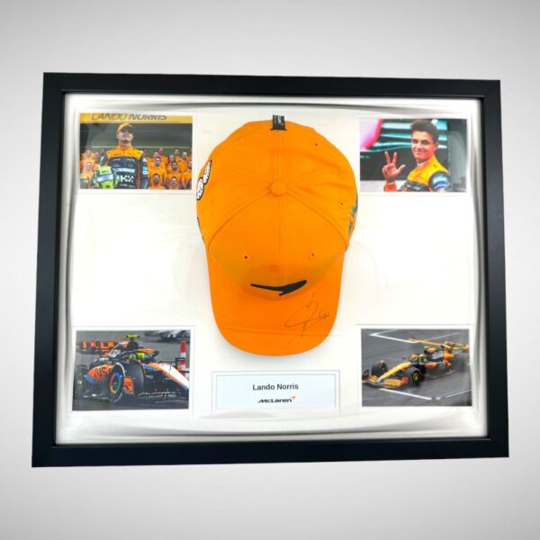Lando Norris Signed McLaren 2023 Las Vegas Cap - Image 2