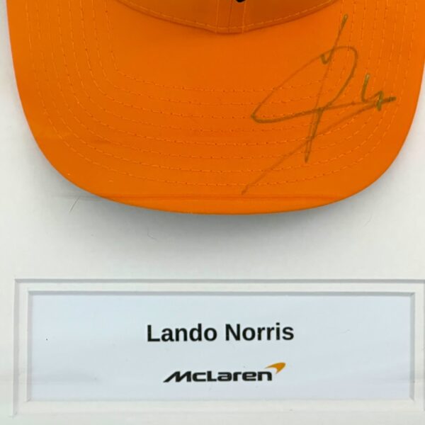 Lando Norris Signed McLaren 2023 Las Vegas Cap - Image 10