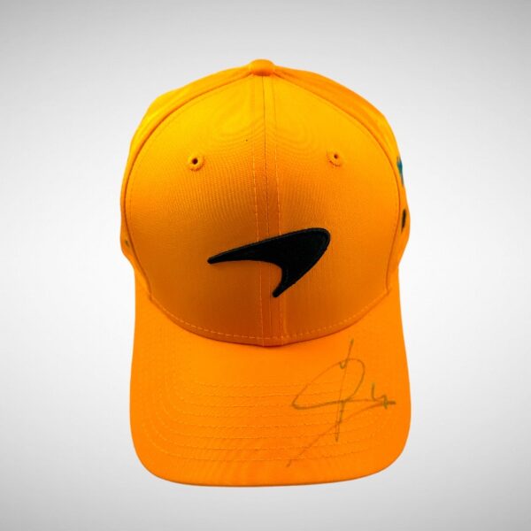 Lando Norris Signed McLaren 2023 Las Vegas Cap - Image 3