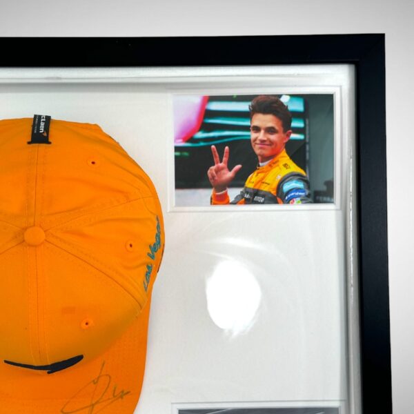 Lando Norris Signed McLaren 2023 Las Vegas Cap - Image 6