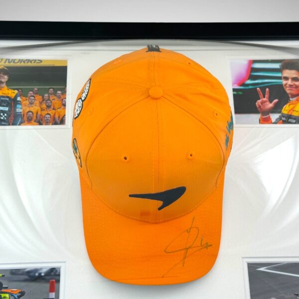 Lando Norris Signed McLaren 2023 Las Vegas Cap - Image 7