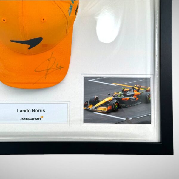 Lando Norris Signed McLaren 2023 Las Vegas Cap - Image 9
