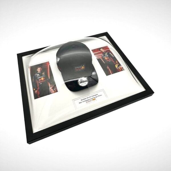 Max Verstappen & Sergio Perez Signed Red Bull Racing Cap - Image 2
