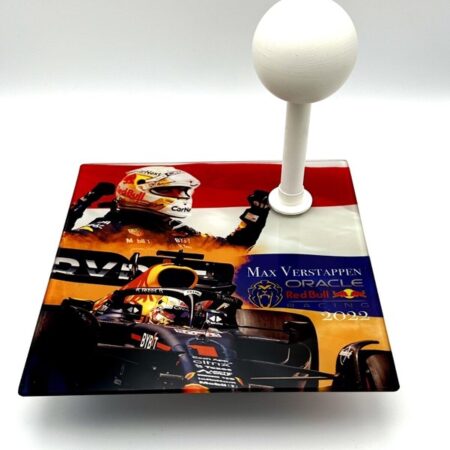 Max Verstappen 2022 Season 1:2 Helmet Glass Display Stand