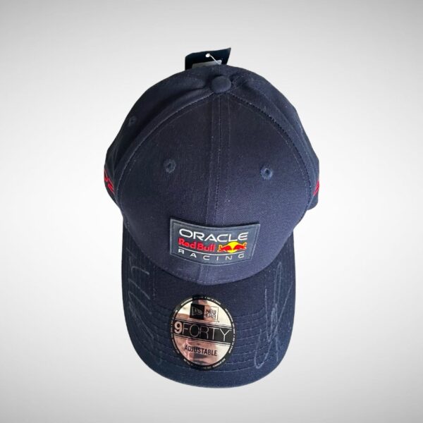 Max Verstappen & Sergio Perez Signed Red Bull Racing Cap - Image 6